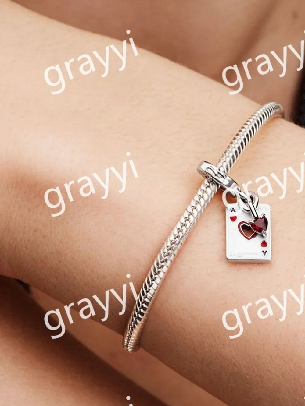 Pandora Disney Villains Queen of Hearts Double Dangle Charm
